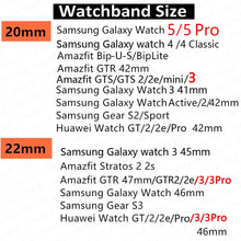 Carica l&#39;immagine nel visualizzatore di Gallery, strap For Samsung Galaxy watch Nylon Elastic

