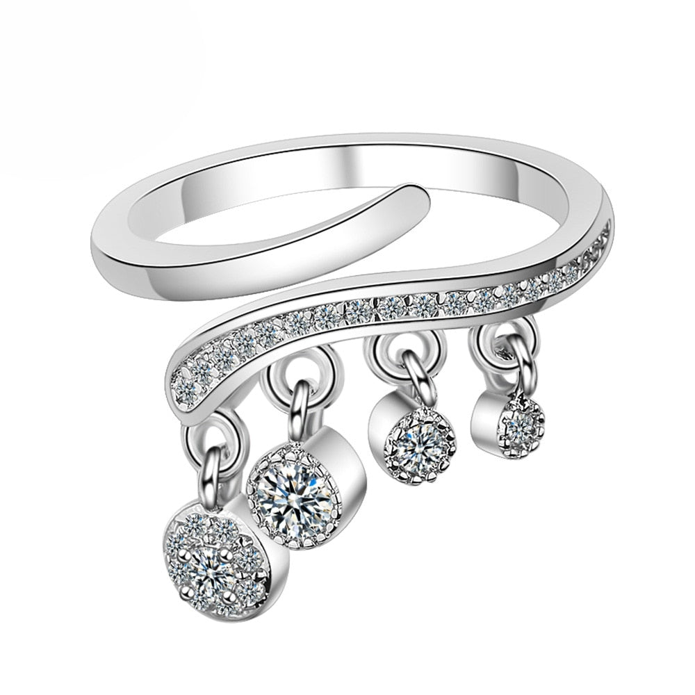 Silver925 Charming Zircon Ring