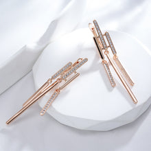 Cargar imagen en el visor de la galería, Luxury Long Tassel Dangle 585 Rose Gold Earrings for Women Jewelry
