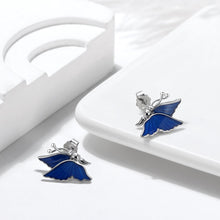 Charger l&#39;image dans la galerie, 925 Sterling Silver Movable Wing Butterfly earring for Women Jewelry
