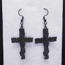 Load image into Gallery viewer, Tree Of Life Cross Pendant Earring
