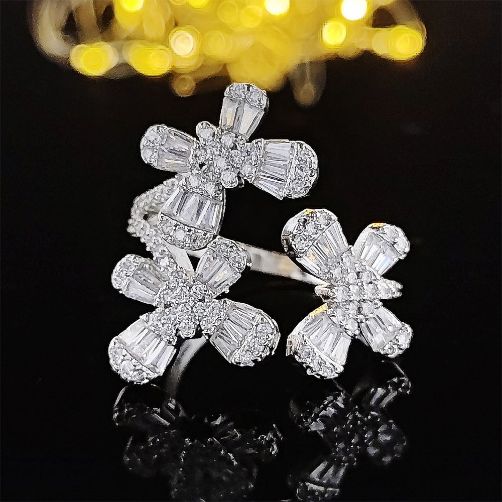 Luxury butterfly Trendy Adjustable Ring for Women
