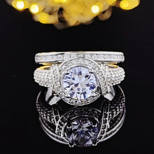 Load image into Gallery viewer, Loox Engagement Luxury Bridal Bride Jewelry Ring sets

