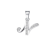 Charger l&#39;image dans la galerie, 925 Sterling Silver 26 Letter Shiny DIY Accessories For Women Jewelry
