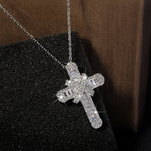 Load image into Gallery viewer, IMS Crystal Cross Pendant Necklace
