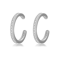Ladda upp bild till gallerivisning, 925 Sterling Silver Sweet Dazzling CZ Ear Cuff Clip Earring For Women Jewelry
