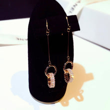 Load image into Gallery viewer, Elegant Micro Inlaid Round Earring
