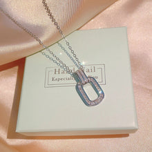 Load image into Gallery viewer, Rectangle silver bride Jewelry Sets for Women
